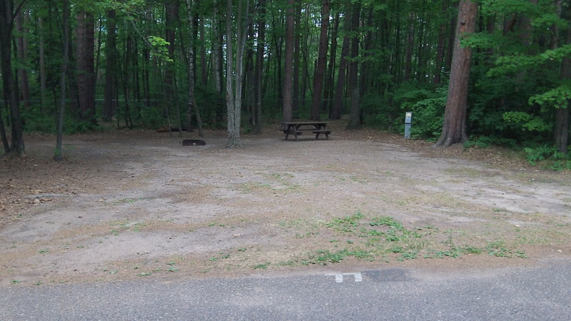campsite 77 at marquette tourist park